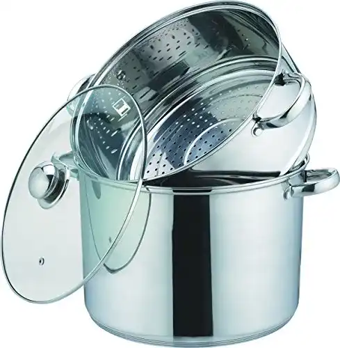 Kochtopf 8 Liter Kamberg 0008071 Couscoustopf und Dampfgarer