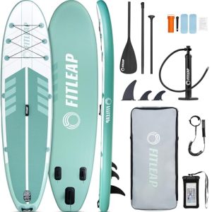 Fitleap Premium Stand Up Paddling Board Set – Aufblasbares SUP Set