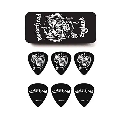Jim Dunlop Warpig Medium Plektren im 6er Set für Gitarristen