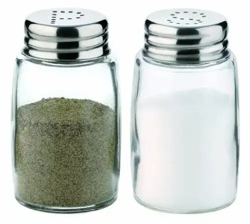 Salz- und Pfefferstreuer Tescoma aus Glas in Silber