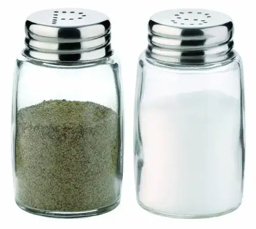 Salz- und Pfefferstreuer Tescoma aus Glas in Silber