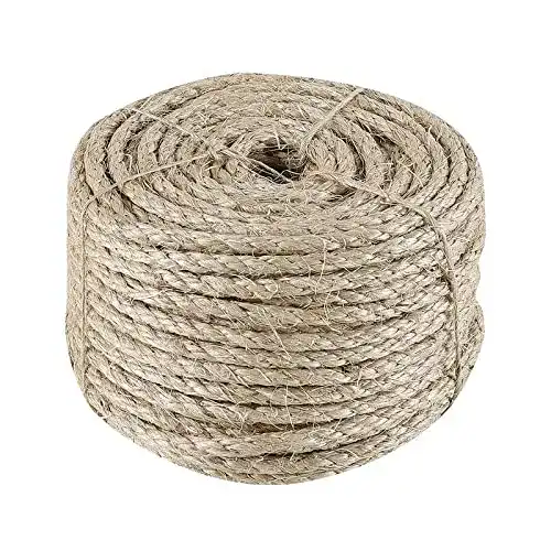 Sisalseil von IZSUZEE für Kratzbaum 6mm, 40 Meter lang