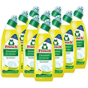WC-Gel Frosch Zitronen Toilettenreiniger 10er Pack 750 ml