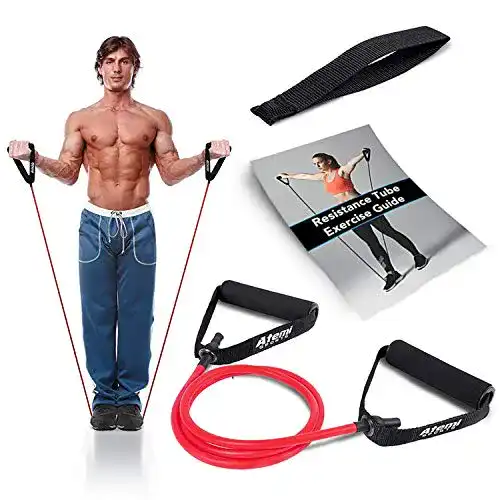 Atemi Sports Fitnessbänder mit Griffen für Krafttraining