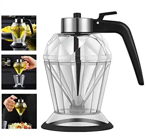 Honigspender Xiaoshenlu mit Ständer und Glasflasche für Flüssigkeiten