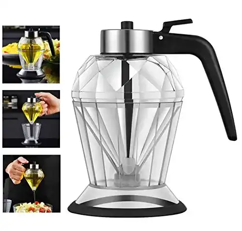 Honigspender Xiaoshenlu mit Ständer und Glasflasche für Flüssigkeiten