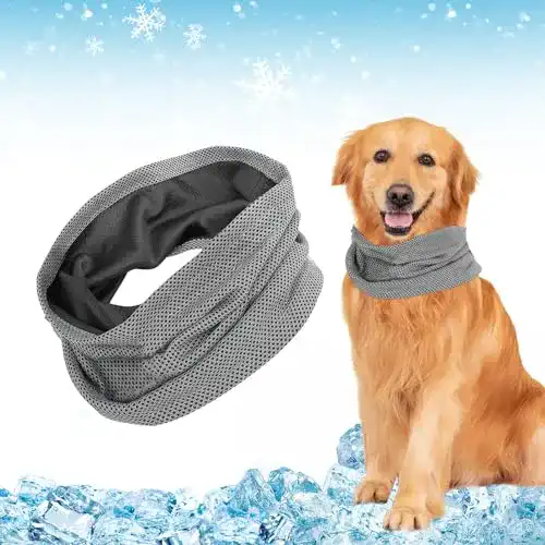 Kühlhalsband für Hunde von Yaxzim Atmungsaktives Kühlhalstuch für den Sommer