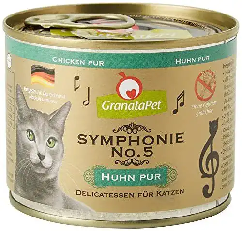 Katzenfutter ohne Zucker und Getreide von GranataPet Symphonie