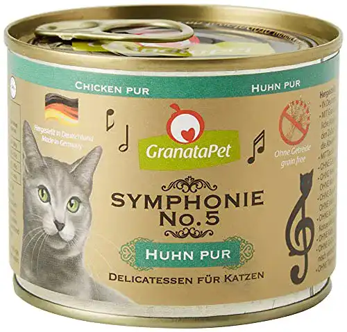 Katzenfutter ohne Zucker und Getreide von GranataPet Symphonie