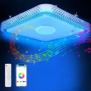 LED-Deckenleuchte mit Lautsprecher von TOPBOS, 30W, dimmbar