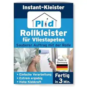 Tapetenkleister Plid Rollkleister für Vliestapeten im Vergleich