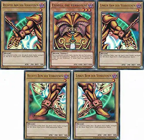 Yugioh Karten Exodia Set von Konami – Ultra Rare – Deutsch