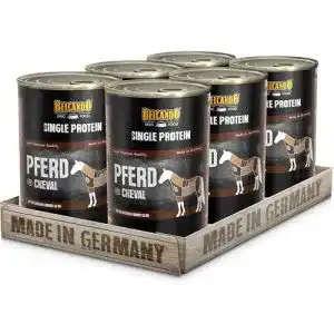 Belcando Nassfutter Single Protein für Hunde, 6x400g Dose