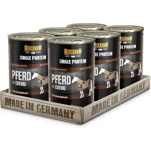 Belcando Nassfutter Single Protein für Hunde, 6x400g Dose