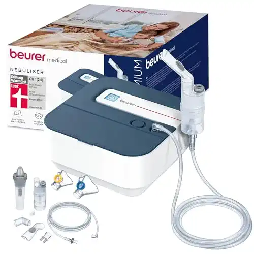 Beurer IH 28 Pro Inhalator mit Verneblerset und Silikonmasken