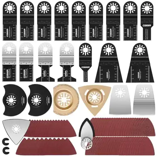 Multitool Zubehör Sägeblätter Set CGBOOM, 105-teilig