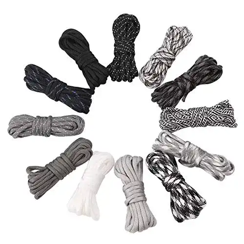 Paracord Hileyu Fallschirmleine, 12 Farben, 3 m, 550 Multifunktion