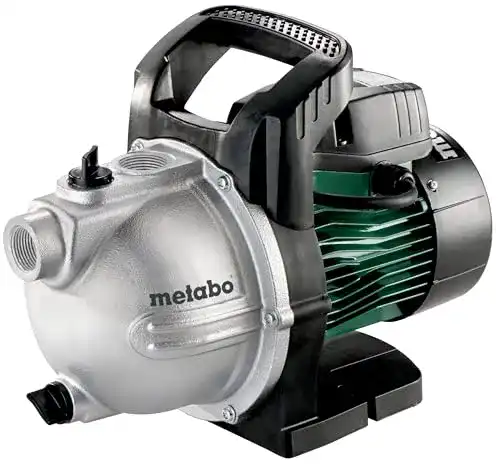 Metabo Hauswasserwerk P 4000 G für Gartenbewässerung und Wasserförderung