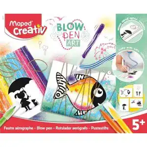 Pustestifte Maped Creativ 846710 – Puste-Stifte für kreative Kunstwerke