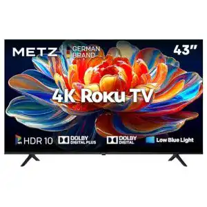 43 Zoll Metz Blue Roku TV – 4K UHD Smart TV mit HDR10 und Triple-Tuner