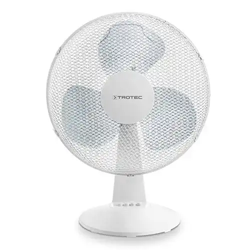 TROTEC Tischventilator TVE 15, 40 Watt, oszillierend, 80°