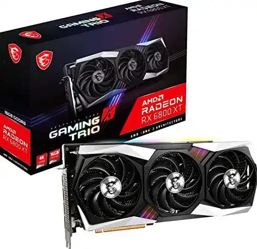 MSI RX6800 XT Gaming X Trio 16GB Grafikkarte