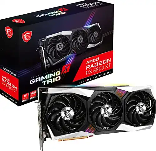 MSI RX6800 XT Gaming X Trio 16GB Grafikkarte