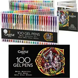 Gelstifte Castle Art Supplies 100er Set in Premium-Verpackung