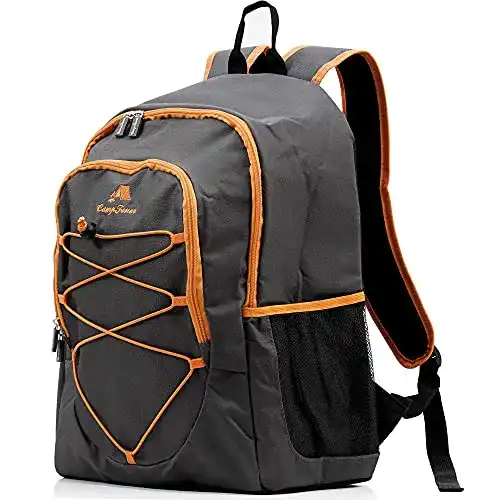 Kühlrucksack CampFeuer 30 Liter, leicht und wasserdicht in grau