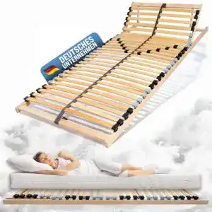 Lattenrost 70 x 200 cm Coemo Ergo K mit höhenverstellbarem Kopfteil