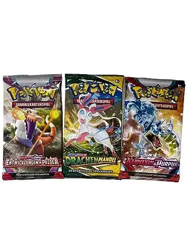 Pokémon Booster Heart For Cards mit Versandschutz für Sammelkarten