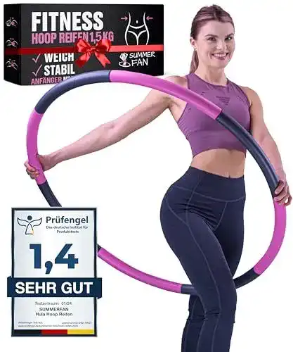 Hula-Hoop-Reifen zum Abnehmen von SummerFan für Anfänger