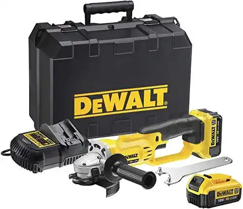 Akku-Winkelschleifer DeWalt 18V 4.0 Ah mit 125 mm Scheiben-Ø