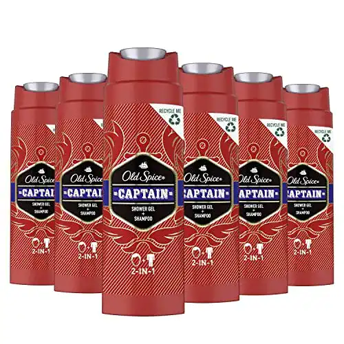 Old Spice Captain Duschgel und Shampoo für Männer
