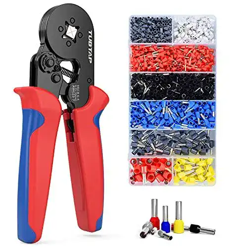 Aderendhülsenzange TUBTAP Set mit 1200 Aderendhülsen