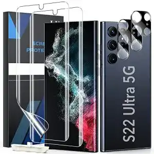 Displayschutzset für Samsung Galaxy S22 Ultra mit Panzerglas und TPU-Folien