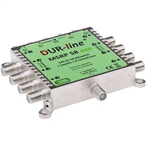 Multischalter DUR-line MSRP 5/8 eco für 8 Teilnehmer