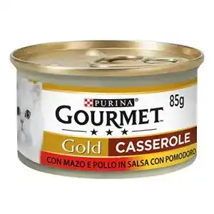 Gourmet Katzenfutter Purina Gold Aufläufe nass für Katzen