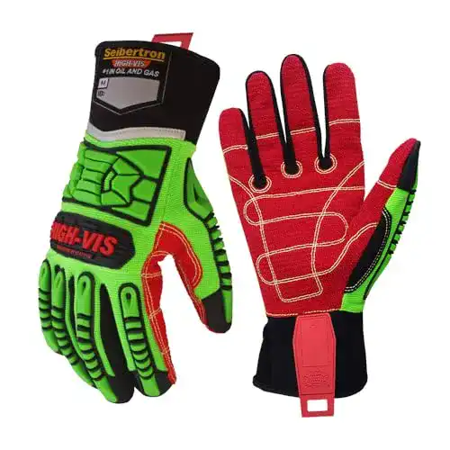 Stichfeste Handschuhe Seibertron High-Vis HDC5 für Sicherheit am Arbeitsplatz