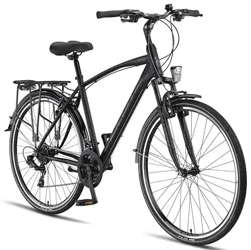 Herrenfahrrad Licorne Bike Trekking 28 Zoll Citybike für Herren