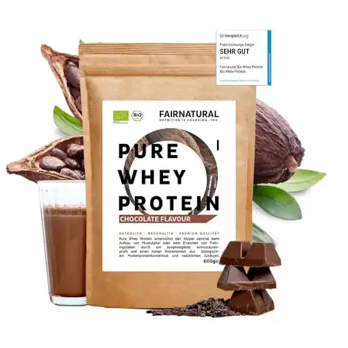 Schoko Proteinpulver Fairprotein BIO Whey Protein-Pulver