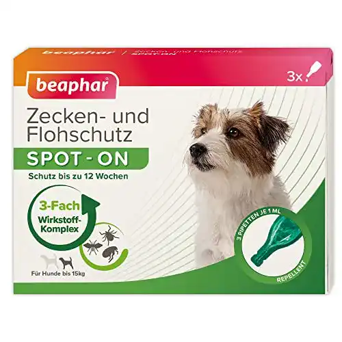 Zeckenschutz für Hunde von Beaphar – Floh- und Zeckenmittel SPOT-ON