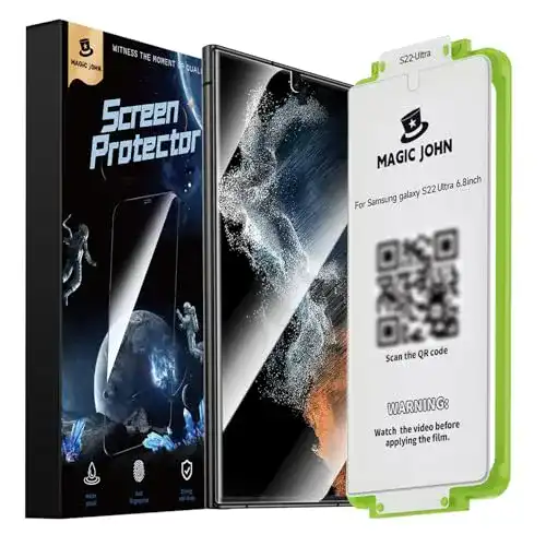 Panzerglas für Samsung Galaxy S22 Ultra – Magic John 2 Stück
