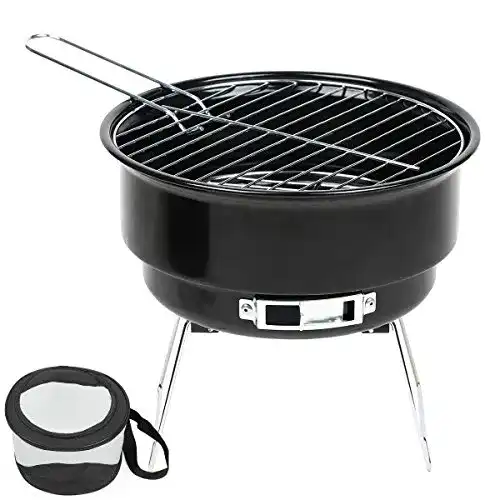 Grilleimer für Holzkohlegrill im Garten und auf der Terrasse