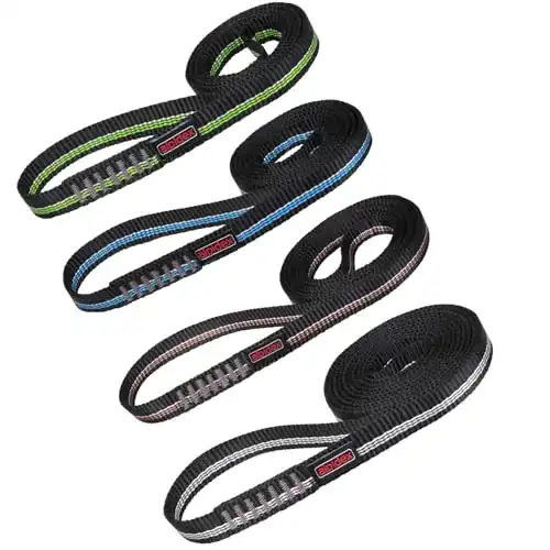 Bandschlinge Alpidex 4 im Set aus Polyamid in 60, 80, 100 und 120 cm