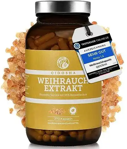 Weihrauchkapseln von QIDOSHA – Boswellia serrata in hoher Qualität
