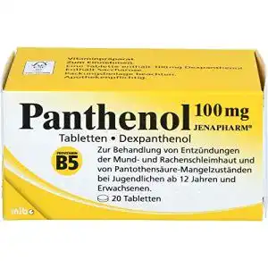 Panthenol 100 mg Jenapharm Tabletten 20 Stück