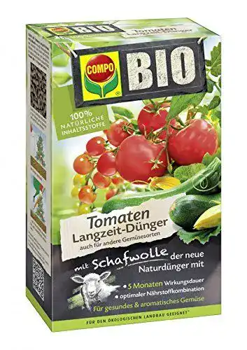 Compo Bio Tomaten Langzeit-Dünger für gesundes Pflanzenwachstum