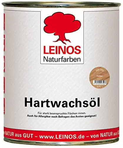 Hartwachsöl Leinos Naturfarben 290 002 Farblos 0,75 Liter