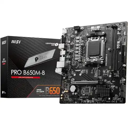 Micro-ATX Mainboard MSI PRO B650M-B für AMD Ryzen 7000